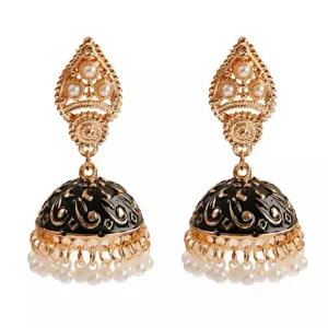 Gold Flower Jhumka